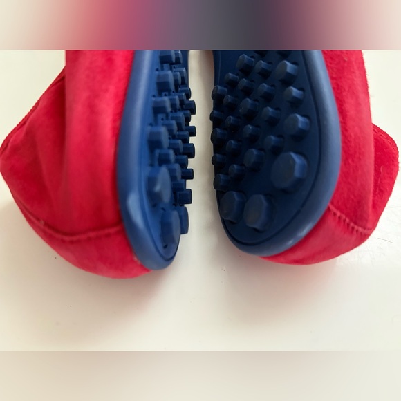 NUR ITALY The VALENTINA - NAPPA
Leather Foldable Ballerina Flats Red Size 39/8.5 - Picture 9 of 10